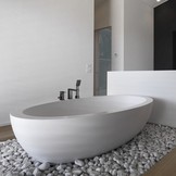 Baddouchemengkraan zwart 3-gats messing