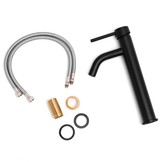 Hoge staande wastafelkraan zwart