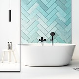 Baddouchemengkraan wandmontage badkraan zwart