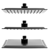 Douchekop regendouche 25 x 25 cm zwart