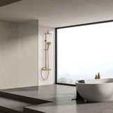 Regendouche goud 23 cm