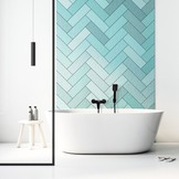 Douchemengkraan voor cabine - wandmontage zwarte douche