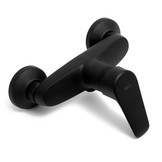 Douchemengkraan voor cabine - wandmontage zwarte douche