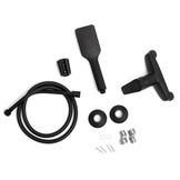 Douchemengkraan voor cabine - wandmontage zwarte douche