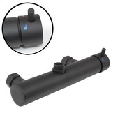 Douchemengkraan - wandmontage 15 cm - universeel - zwart