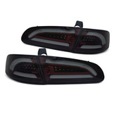 Achterlichten geschikt voor Seat Ibiza 04 02-08 smoke rood LED strip