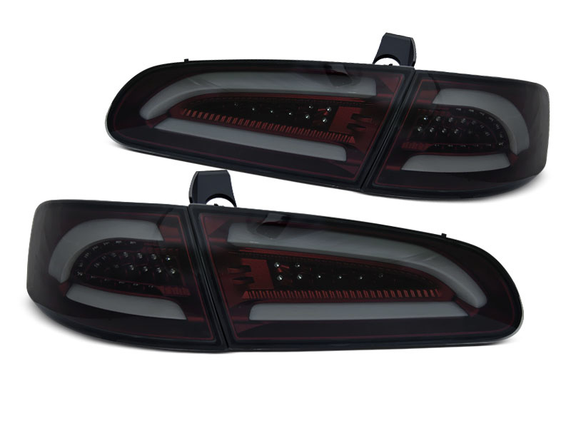 Achterlichten geschikt voor Seat Ibiza 04 02-08 smoke rood LED strip