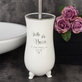 WC borstel - Toiletborstel - porselein - ø 11 cm - wit