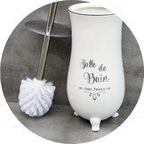 WC borstel - Toiletborstel - porselein - ø 11 cm - wit