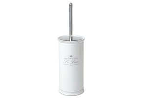 WC borstel - Toiletborstel - porselein - ø 11,5 cm - wit