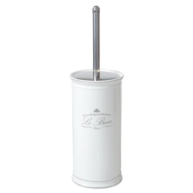 WC borstel - Toiletborstel - porselein - ø 11,5 cm - wit