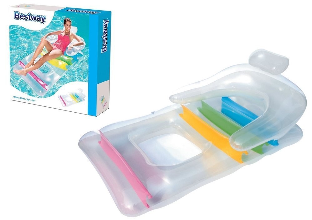 Bestway 43011 - luchtbed zwembad - loungebed - 165 x 89 cm