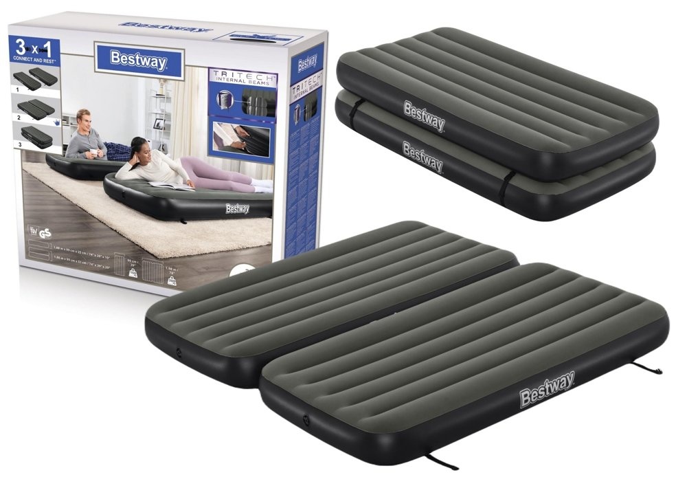 Bestway 67922 - dubbel luchtbed - 1-2 persoons - 188x99x25cm