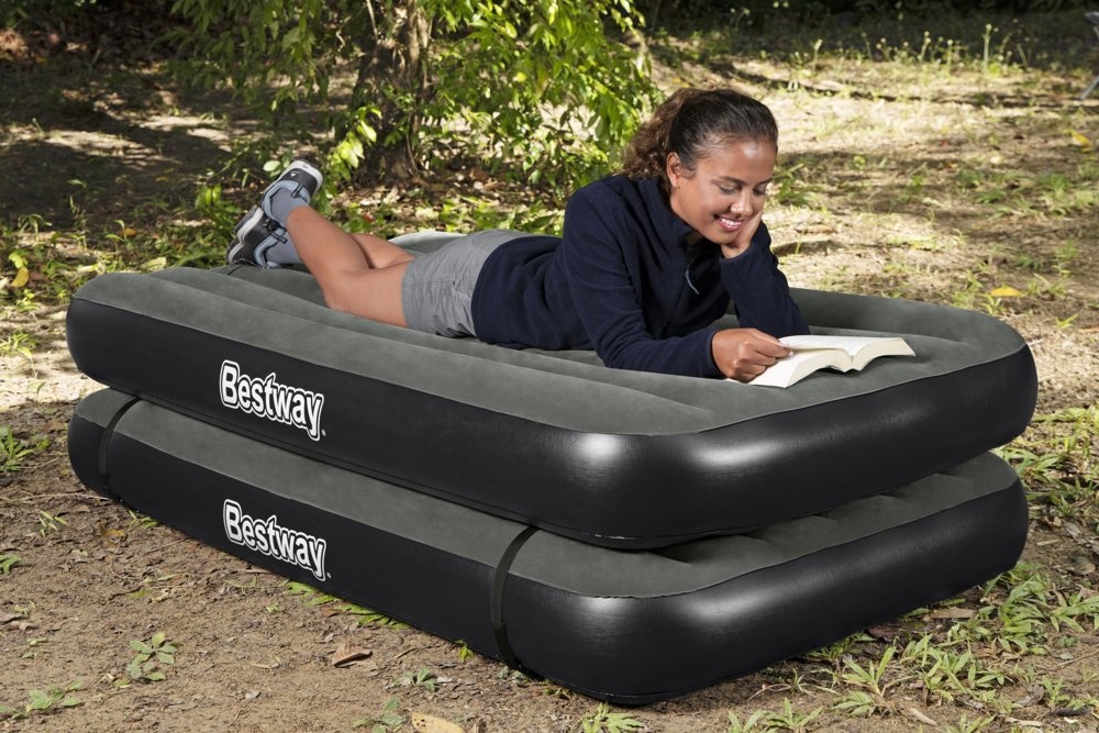 Bestway 67922 - dubbel luchtbed - 1-2 persoons - 188x99x25cm
