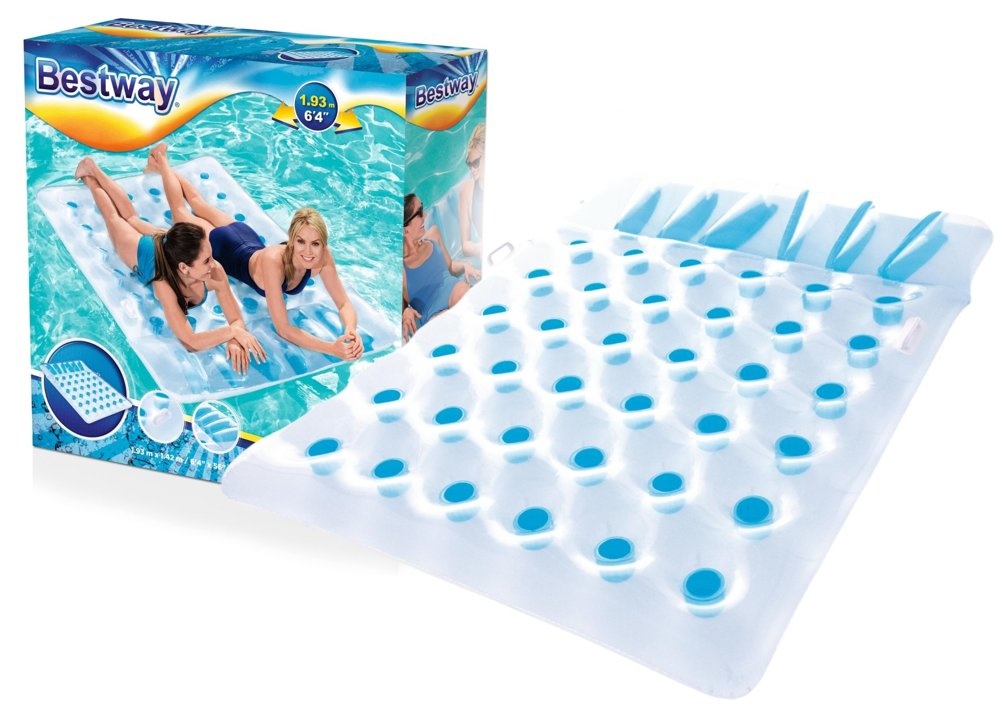 Bestway 43055 - luchtbed zwembad - 2 persoons - 193x142 cm