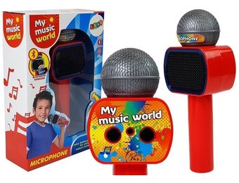 Karaoke microfoon - kind - draadloos met luidspreker - rood