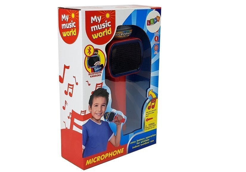 Karaoke microfoon - kind - draadloos met luidspreker - rood