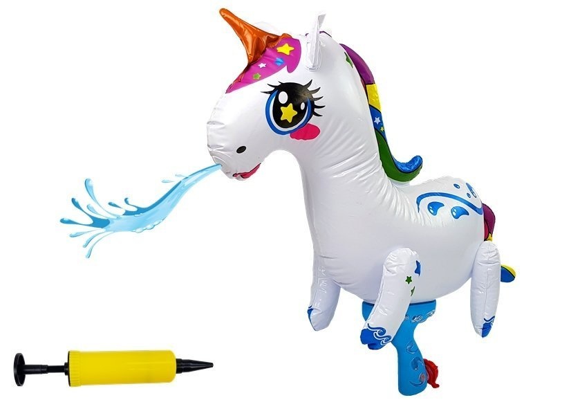 Waterpistool - eenhoorn - opblaasbaar - 62 x 20 x 59 cm