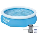 Bestway zwembad - fast set - met filterpomp - 305 x 76 cm