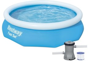 Bestway zwembad - fast set - met filterpomp - 305 x 76 cm