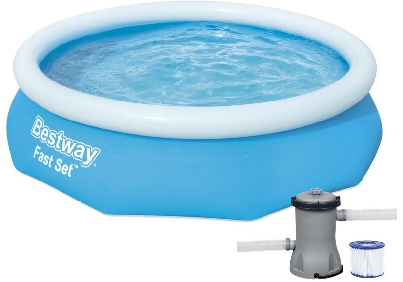 Bestway zwembad - fast set - met filterpomp - 305 x 76 cm