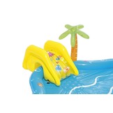 Bestway vissen - kinderzwembad met glijbaan - 280x257x87 cm