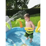 Bestway vissen - kinderzwembad met glijbaan - 280x257x87 cm