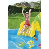 Bestway vissen - kinderzwembad met glijbaan - 280x257x87 cm