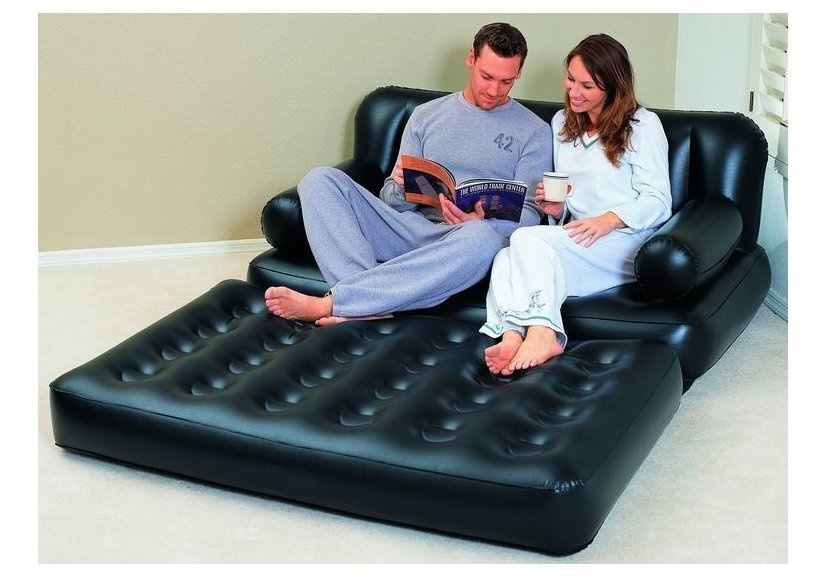 Bestway - opblaasbare bank - luchtbed - 188x152x64 cm - 75054