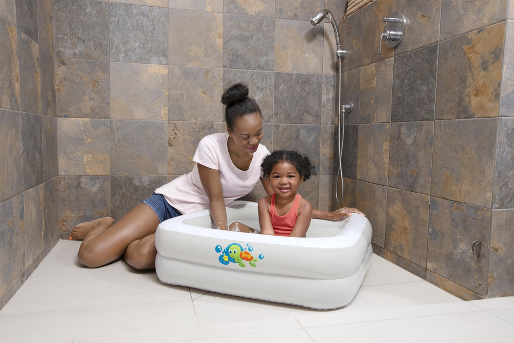 Bestway - kinderzwembad - 86 x 86 x 25 cm - wit