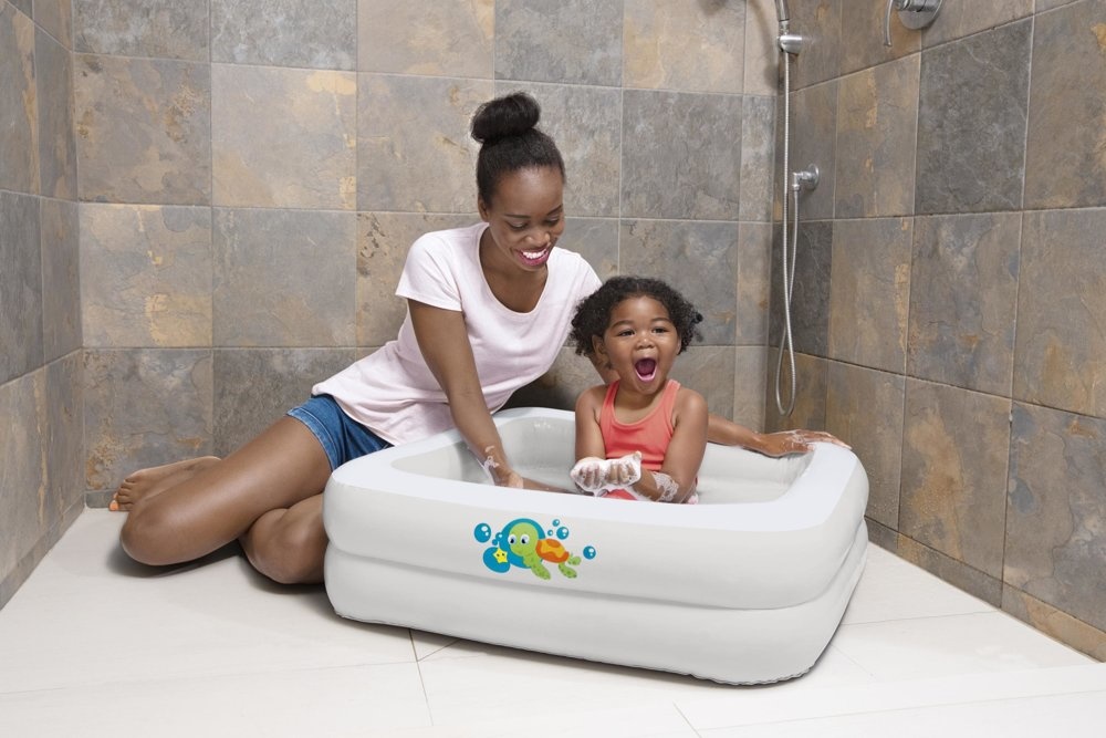 Bestway - kinderzwembad - 86 x 86 x 25 cm - wit