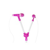Microfoon kind - duo set met standaard - roze