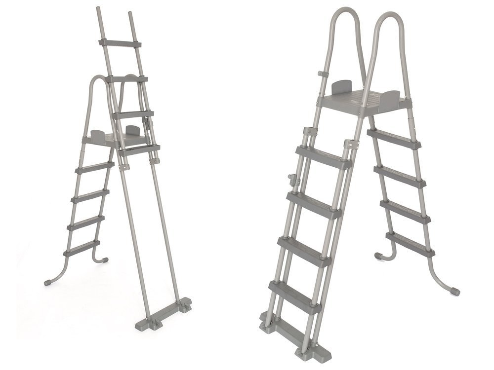 Bestway - zwembad trapje - 132 cm - grijs - 58332