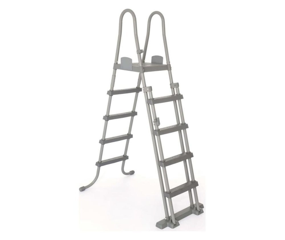 Bestway - zwembad trapje - 132 cm - grijs - 58332