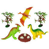 Dino speelgoed - met licht en geluid - 7 delig