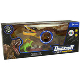 Dino speelgoed - met licht en geluid - 7 delig