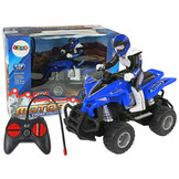 RC Quad - afstandbestuurbaar - 27Mhz - 14x9x13 cm - blauw