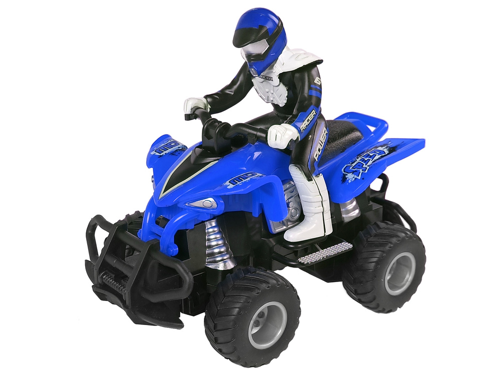 RC Quad - afstandbestuurbaar - 27Mhz - 14x9x13 cm - blauw