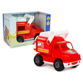 Speelgoed brandweerauto - 24x14x18 cm - vanaf 1 jaar