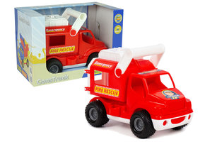 Speelgoed brandweerauto - 24x14x18 cm - vanaf 1 jaar