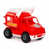 Speelgoed brandweerauto - 24x14x18 cm - vanaf 1 jaar