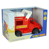 Speelgoed brandweerauto - 24x14x18 cm - vanaf 1 jaar