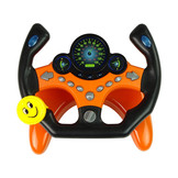 Speelgoed stuur - 24 x 19 x 6 cm - oranje