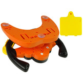 Speelgoed stuur - 24 x 19 x 6 cm - oranje