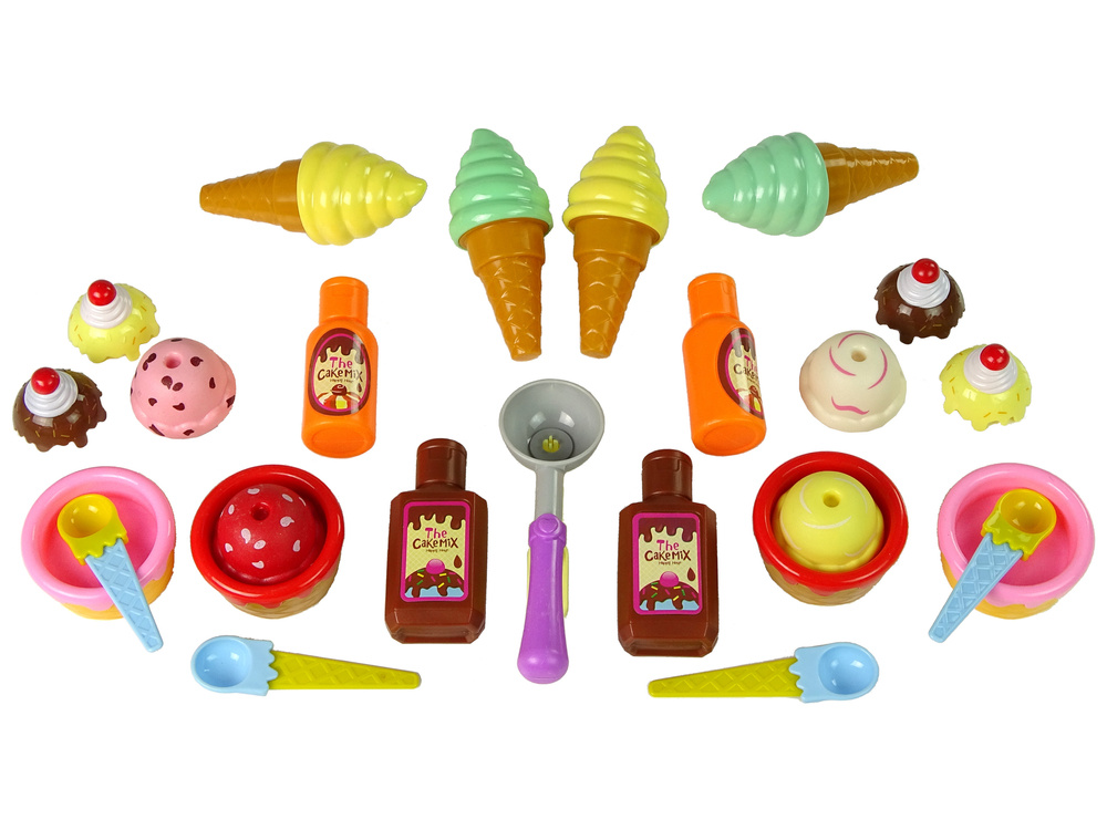 Speelgoed eten - ijsjes - 25 delig