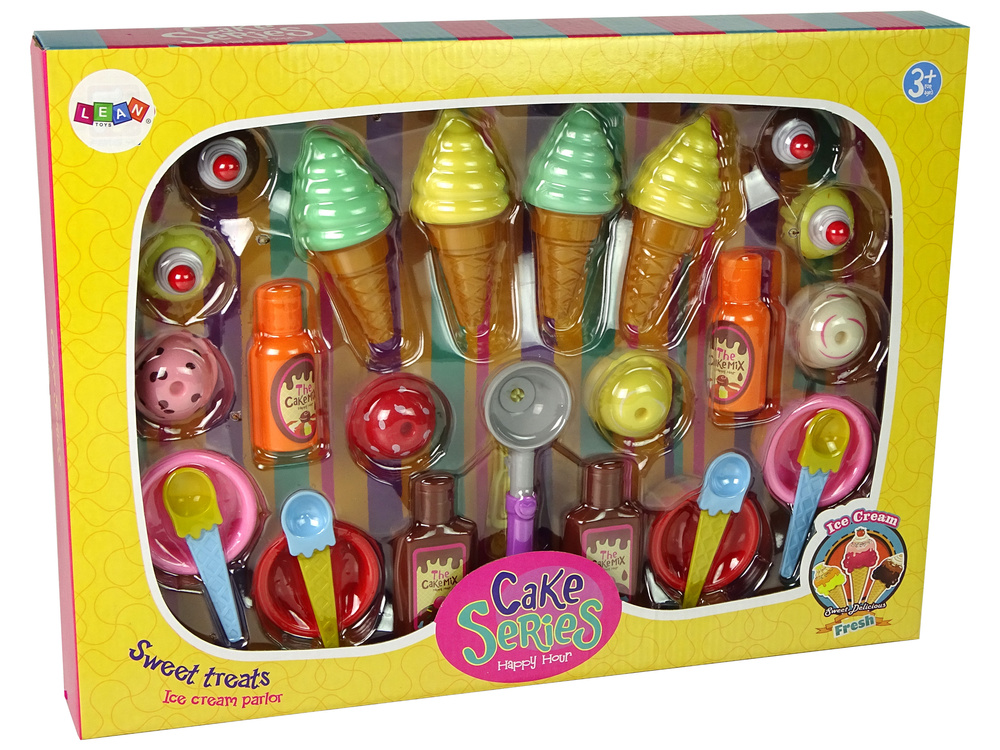 Speelgoed eten - ijsjes - 25 delig