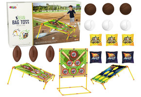 Werpspel - met 3 verschillende borden en ballen - 64 x 62 cm