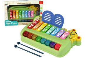 Kinderpiano - xylofoon baby - tijger - 32 x 21 x 8 cm