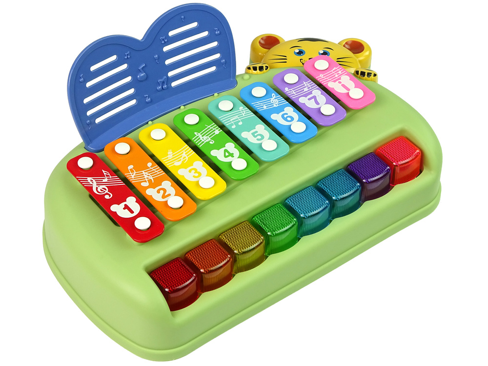 Kinderpiano - xylofoon baby - tijger - 32 x 21 x 8 cm