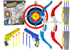 Speelgoed wapens - pijl en boog - pistolen - met doelwit